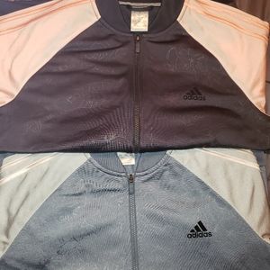 Two Adidas track jackets